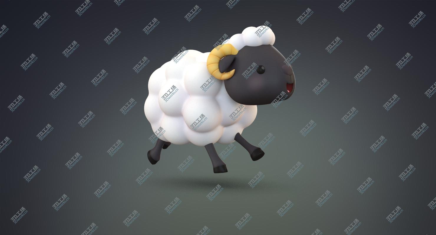 images/goods_img/2021040233/Cartoon Sheep 3D model/4.jpg